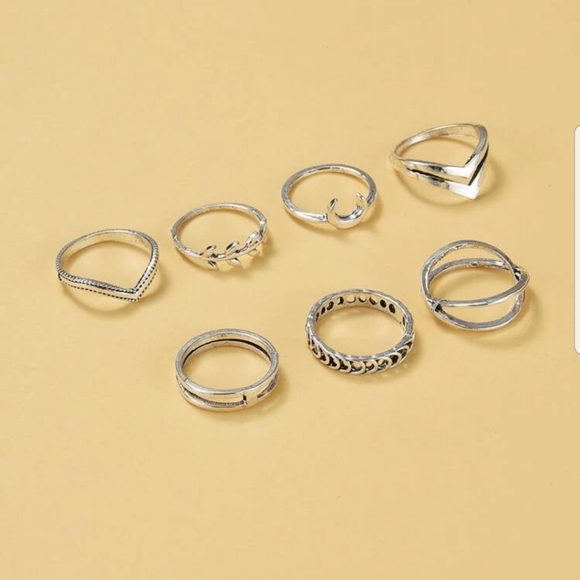 *Robin* Boho Midi Ring Set - Picture 3 of 5